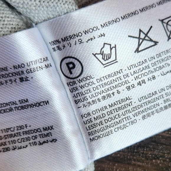 Collars & Co Mens Australian Merino Wool Short Sleeve Polo M Grey Johnny NWT - Picture 4 of 6